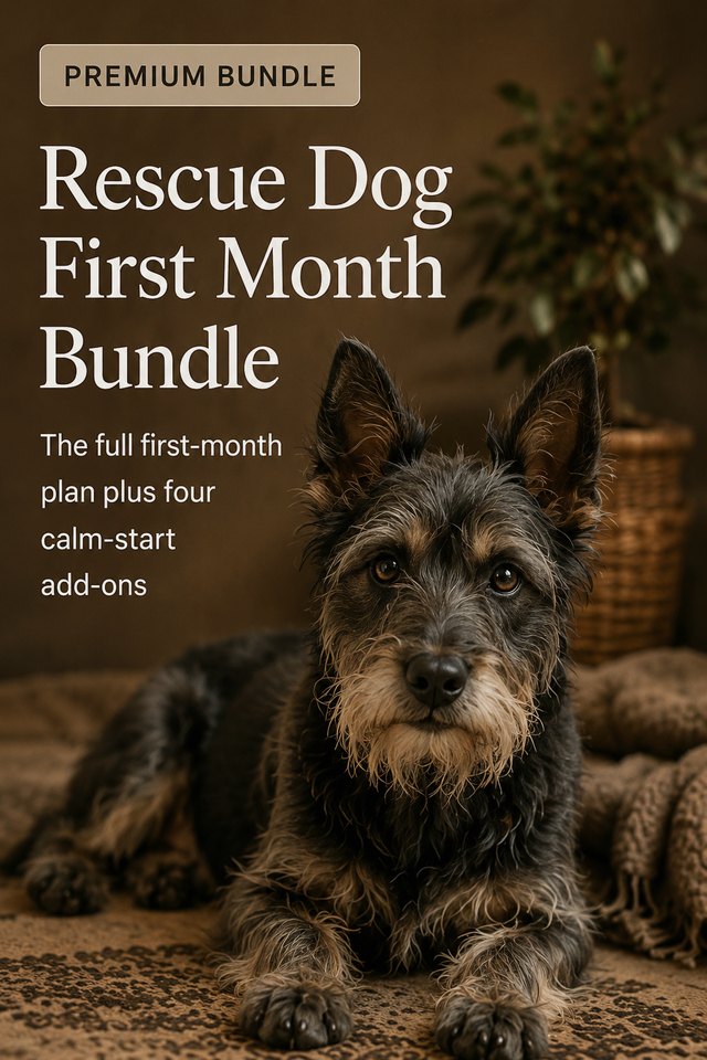 Cover of The Rescue Dog First Month Bundle