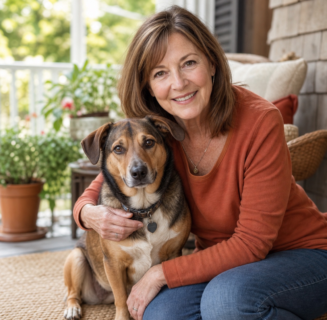 Sample keepsake book cover for a dog named Maggie